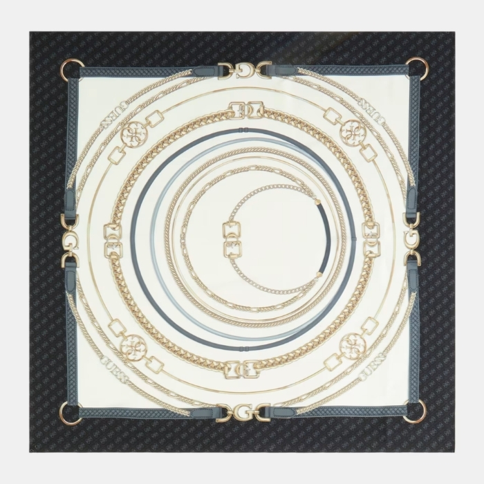 Guess Foulard Estampado Negro | Comprar