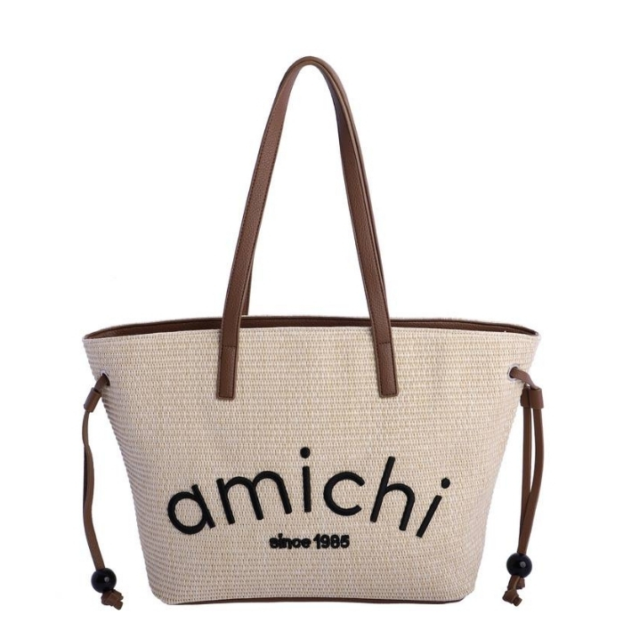 Amichi Bolso Shopper Azura Beige | Paco Perfumerías