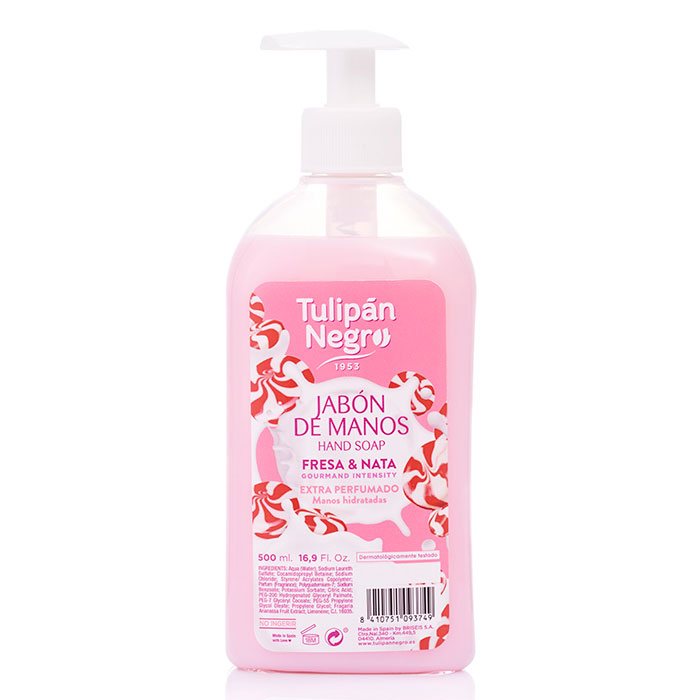 Tulipán Negro Fresa y Nata Jabón de Manos