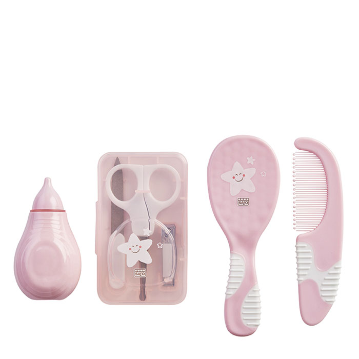 Saro Baby Estuche de Aseo Bebé Rosa