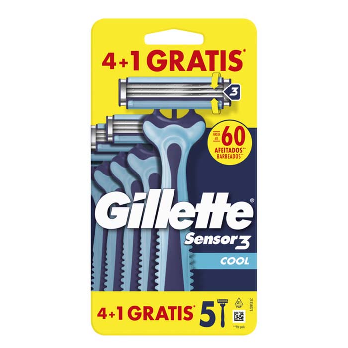 Gillette Sensor 3 Cool Desechable | Paco Perfumerías