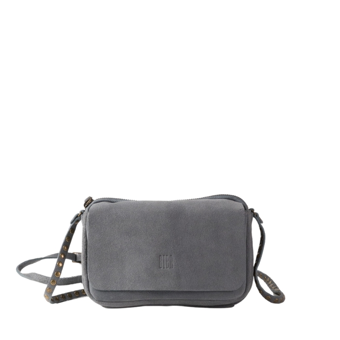 Biba Bolso Bandolera de Piel Brewton Azul Navy | Comprar