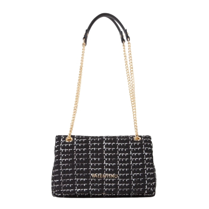 Mario Valentino Bolso de Hombro Tweed Negro | Comprar