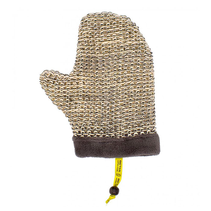 Beter Guante de Sisal y Lino Coffee o Clock