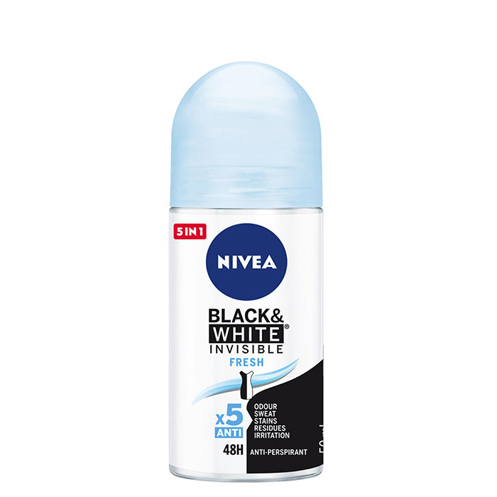 NIVEA Invisible Black & White Fresh Desodorante Roll-on