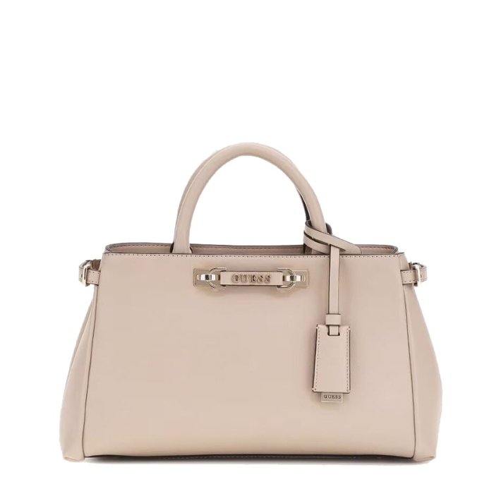 Guess Bolso de Mano Lefia Beige | Paco Perfumerías