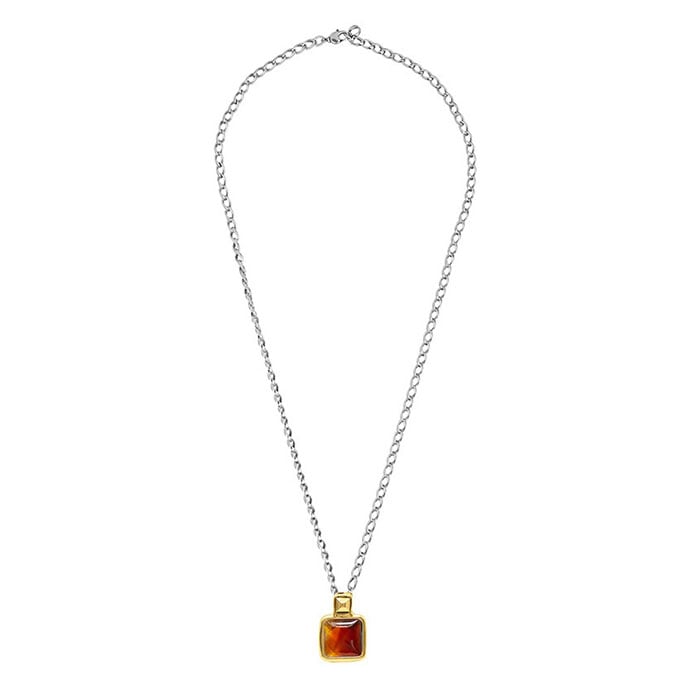 Ciclón Collar Metal Kubik Oro | Paco Perfumerías