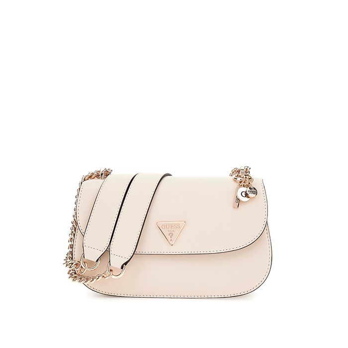 Guess Bolso Bandolera Daryna con Solapa Crema | Comprar