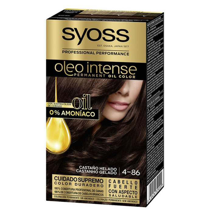 Syoss Oleo Intense Coloración 4-86 Castaño Helado