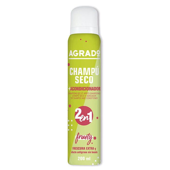 Agrado Champú Seco y Acondicionador 2 en 1 Fruyty
