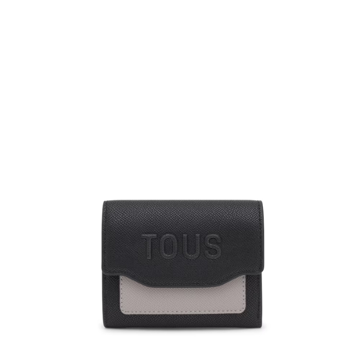 Tous Cartera Audree Saffiano Negra Gris | Comprar