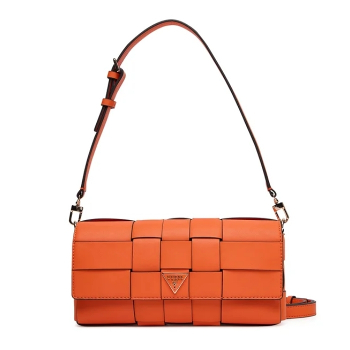 Guess Bolso Bandolera Maylee Naranja | Paco Perfumerías