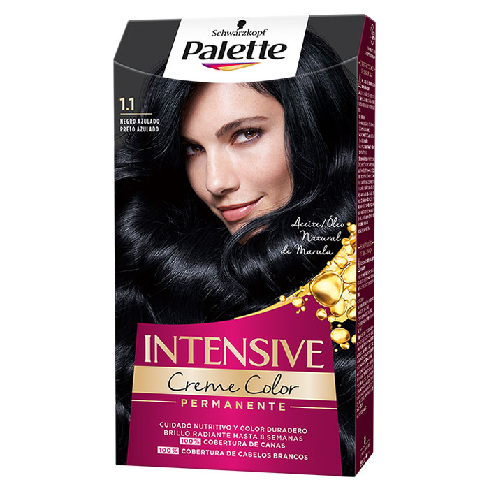 Palette Intense Color Cream Tinte Cabello Nº 1.1 Negro Azulado