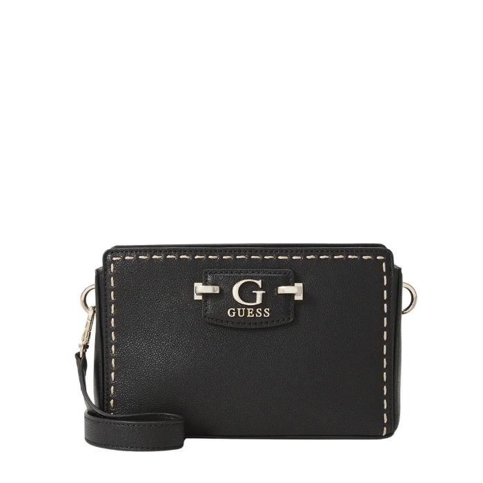 Guess Mini Bolso Bandolera Nastra XS Negro | Comprar