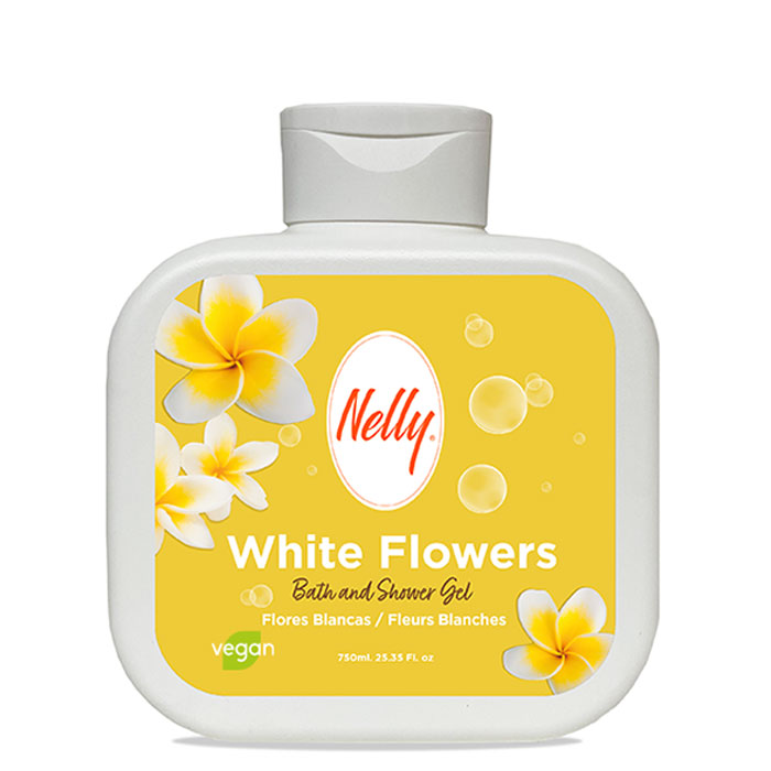 Nelly White Flowers Gel de Ducha