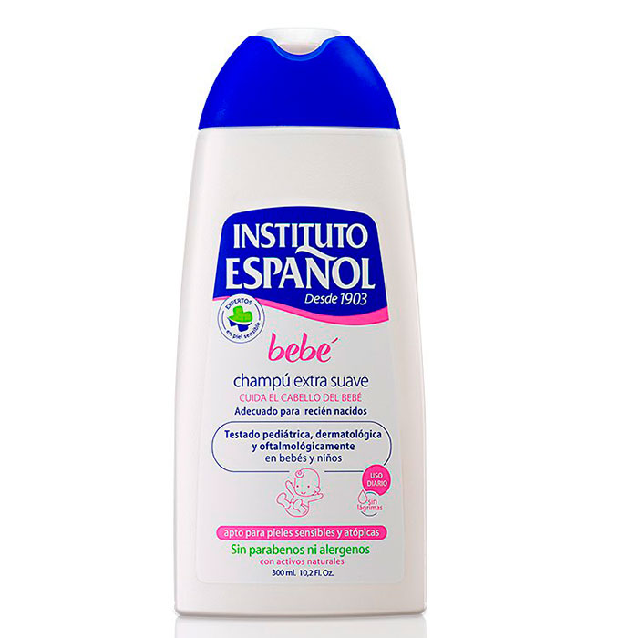 Cuero Cabelludo Mi Bebe Tiene El Pelo Muy Seco Instituto Español Bebé Champú Extra Suave // Precio, Comprar