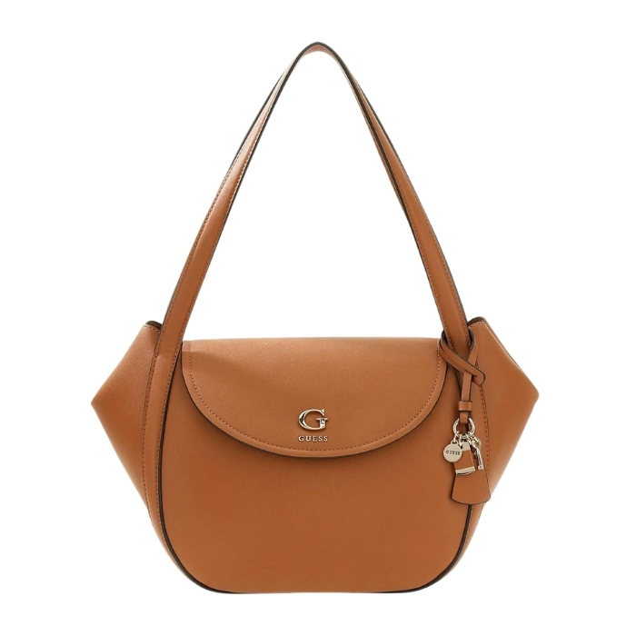 Guess Bolso de Mano Coleen Flap Marrón | Paco Perfumerías